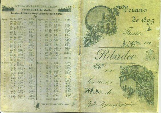 LIBRO PROGRAMA FIESTAS.- AÑO 1895.-